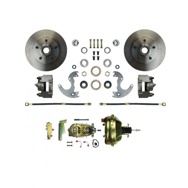 Right Stuff 1964-1974 GM A/F/X Front Power Disc Brake Conversion for Factory 14" Wheel Setup AFXDC14