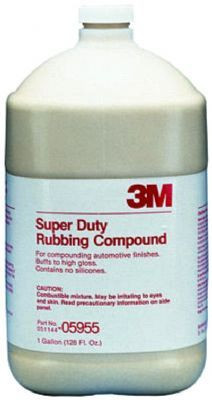 3M 3M5955 3M and #153, Super Duty Rubbing Compound