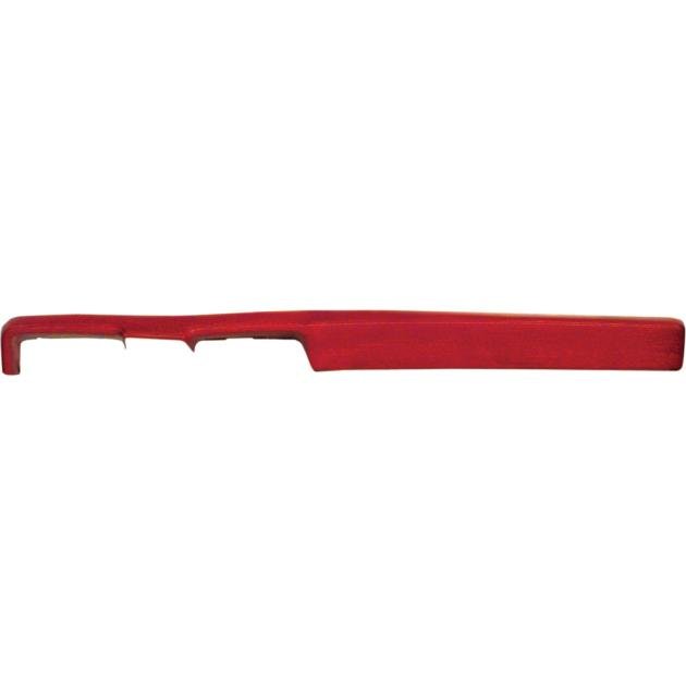 1969 Camaro, Dash Pad, Urethane Reproduction, Without AC, Red