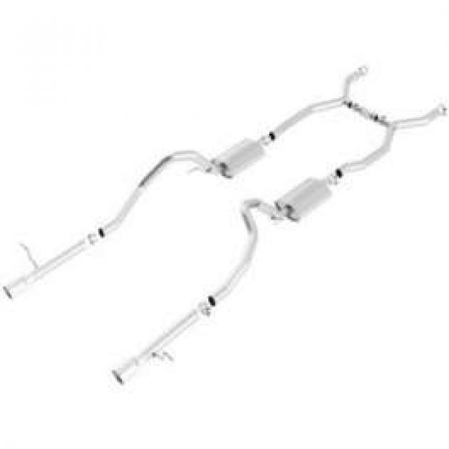 Chevy Exhaust System, Borla, Header Back, Small Block, 1955-1957