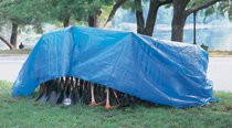 18 x 24 Foot Polyethylene Woven Tarp