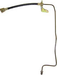 Crown Automotive 52128431AC Driver Side Rear Brake Hose for 03-06 Jeep Wrangler TJ with 4 wheel disc brakes