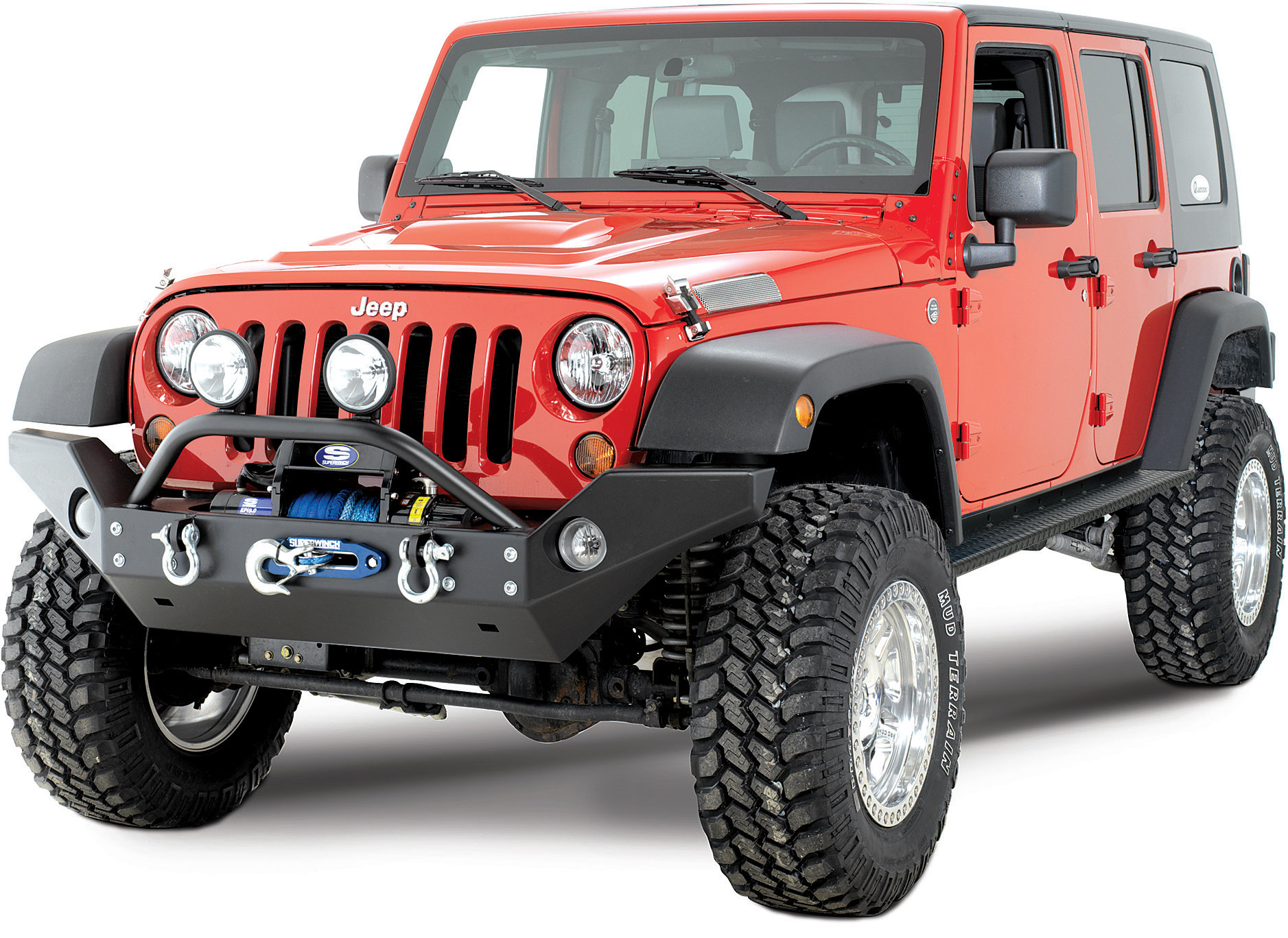Rock Hard 4X4 Full Width Front Bumper for 07-18 Jeep Wrangler JK