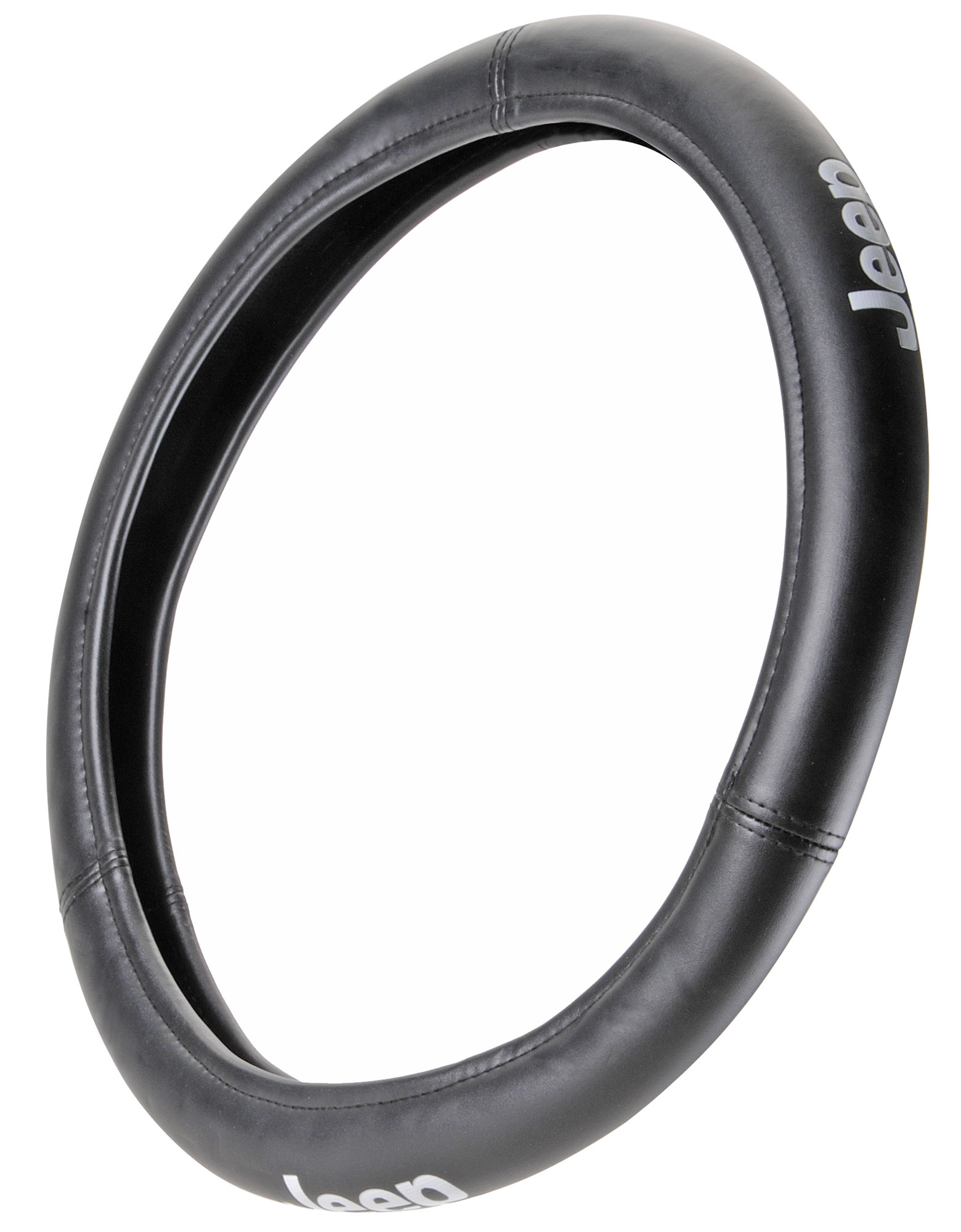 Plasticolor 006478R01 Texture Grip Jeep Logo Steering Wheel Cover