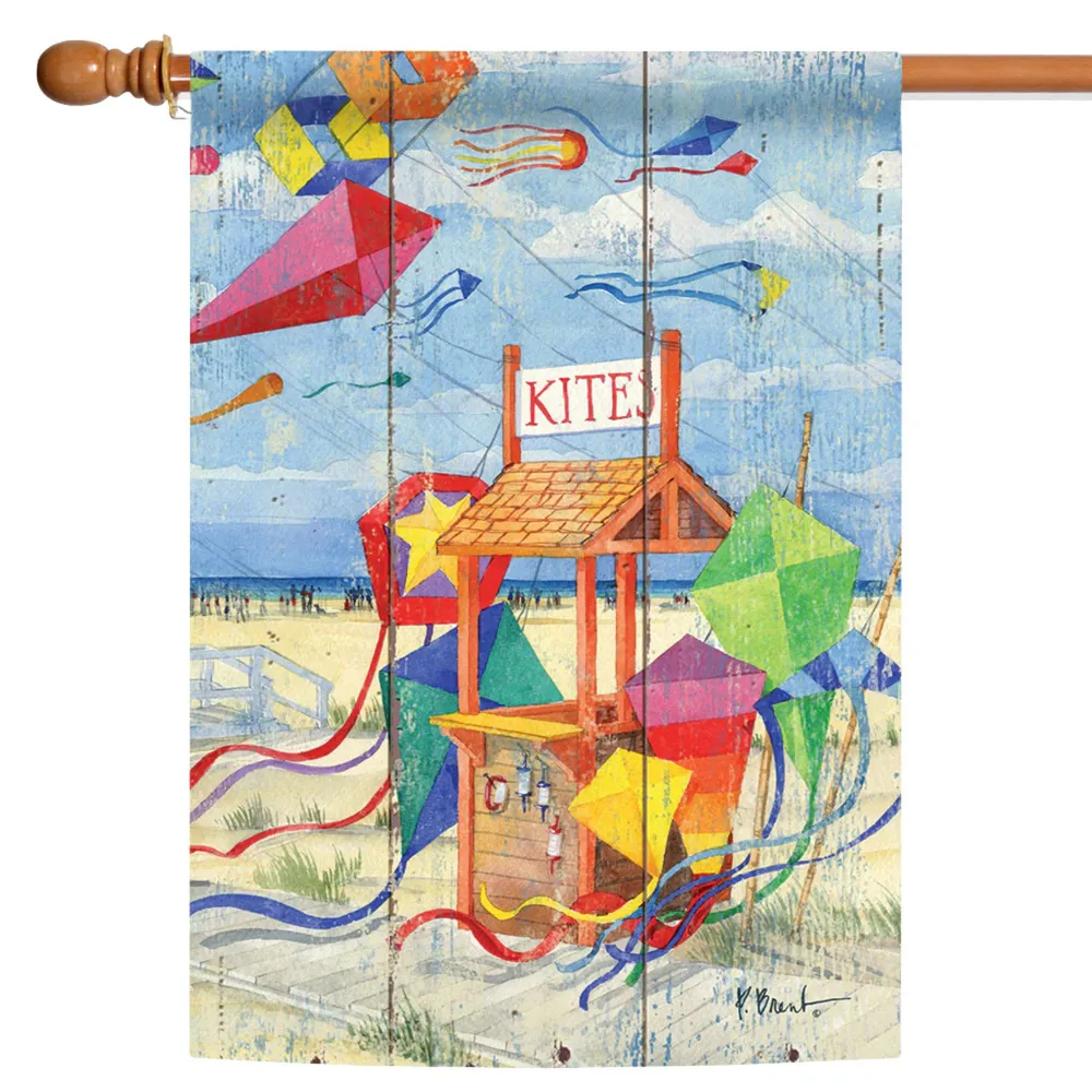 Seaside Kite Stand Outdoor House Flag 40″ x 28″
