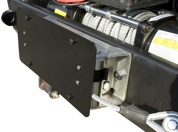 Rugged Ridge 11238.05 Roller Fairlead License Plate Mount