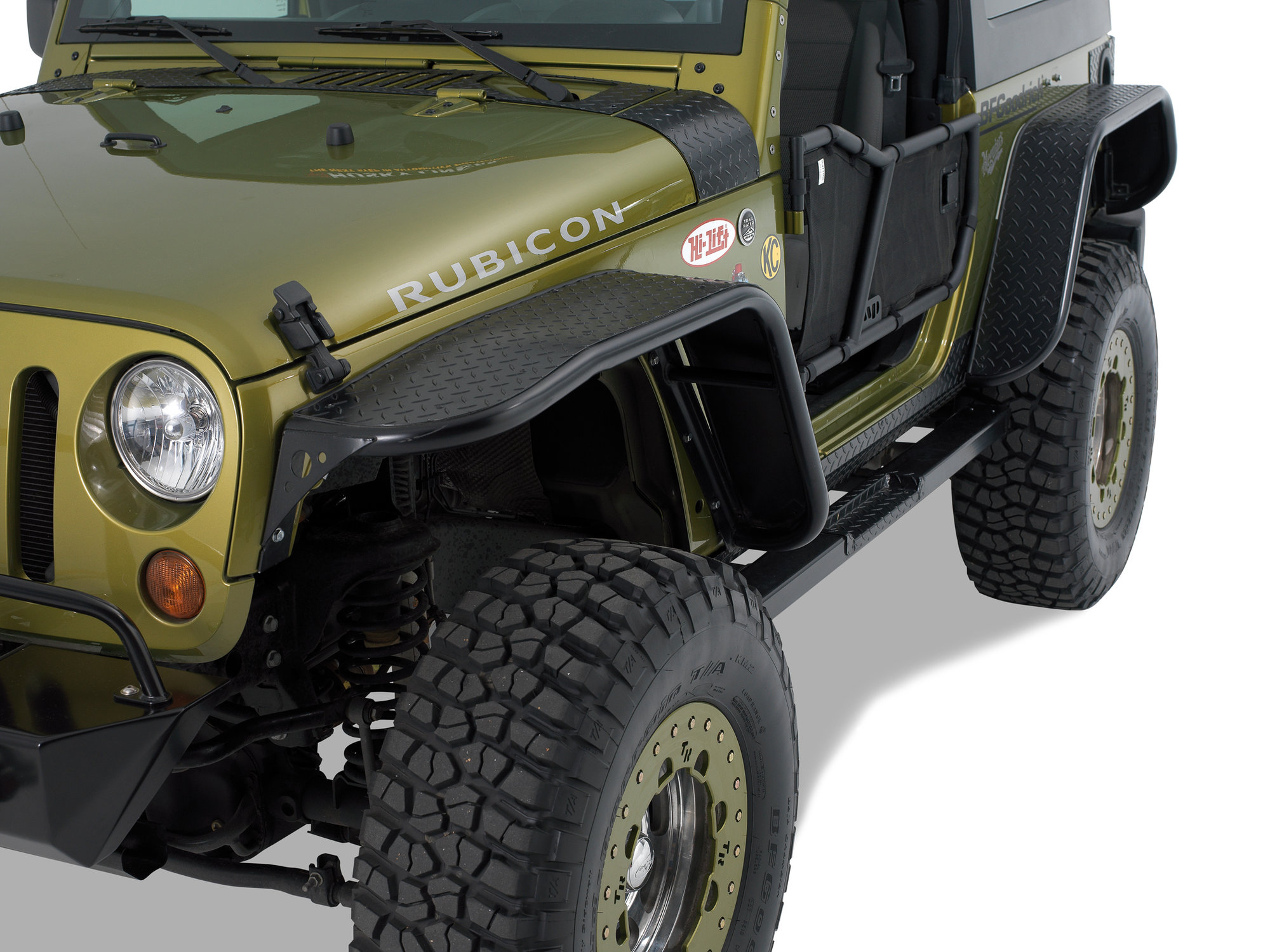Warrior Products Tube Flare Kit for 07-18 Jeep Wrangler JK 2 Door