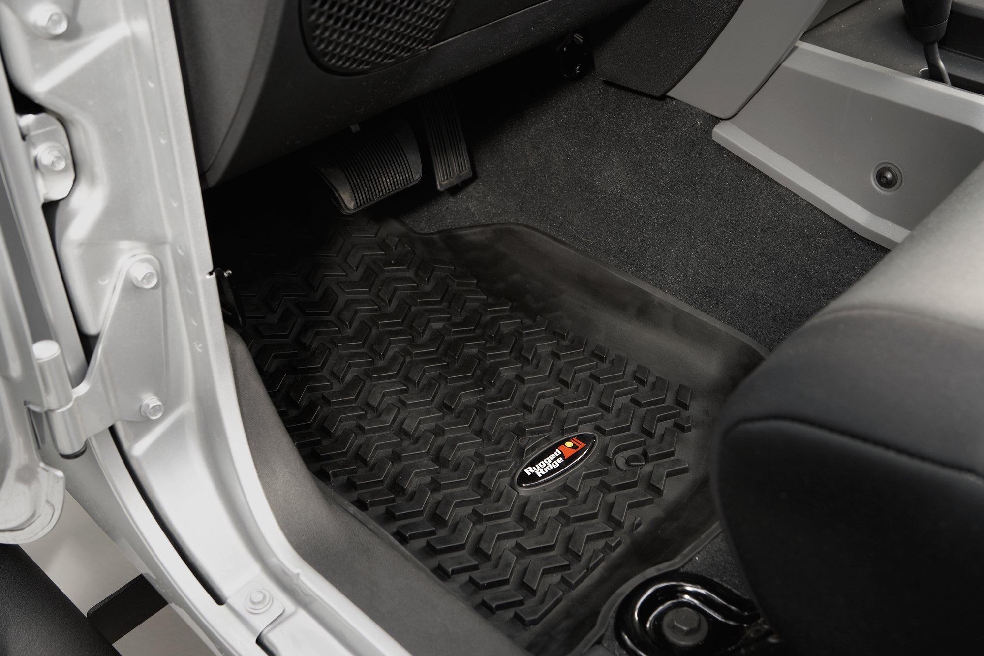 Rugged Ridge Front Floor Liner Pair for 07-13 Jeep Wrangler JK