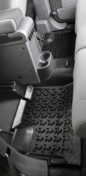 Rugged Ridge Rear Floor Liner for 07-18 Jeep Wrangler Unlimited JK 4 Door