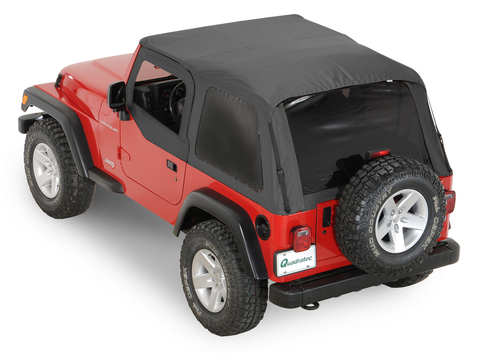 Rampage Products Frameless Trail Top Soft Top for 97-06 Jeep Wrangler TJ
