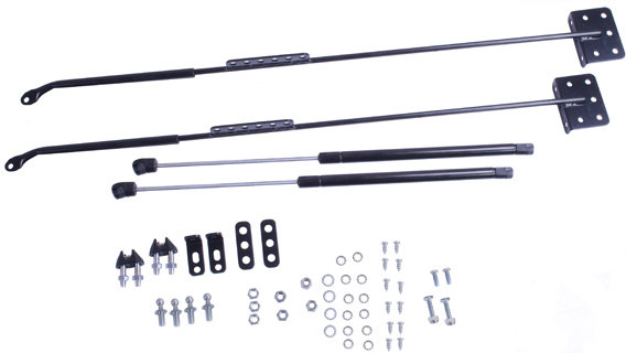 Rugged Ridge 11252.50 Hood Lift Kit for 72-06 Jeep CJ and Wrangler YJ & TJ