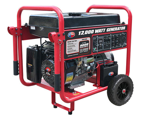 All Power America APGG12000 12000 Watt Portable Generator w/Electric Start Gas P