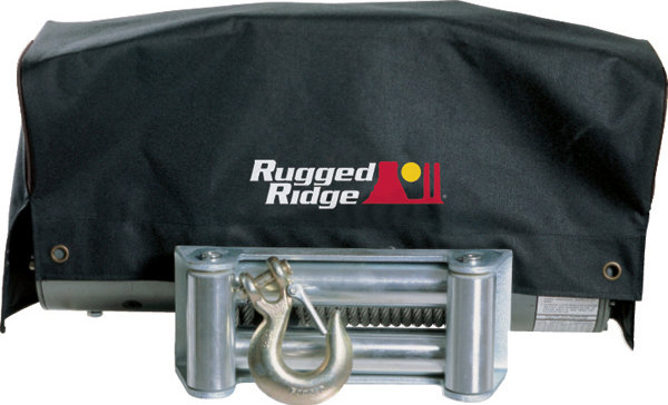 Rugged Ridge 15102.02 Winch Cover in Black for Rugged Ridge 8,500Lbs. & 10,500Lbs. Winch