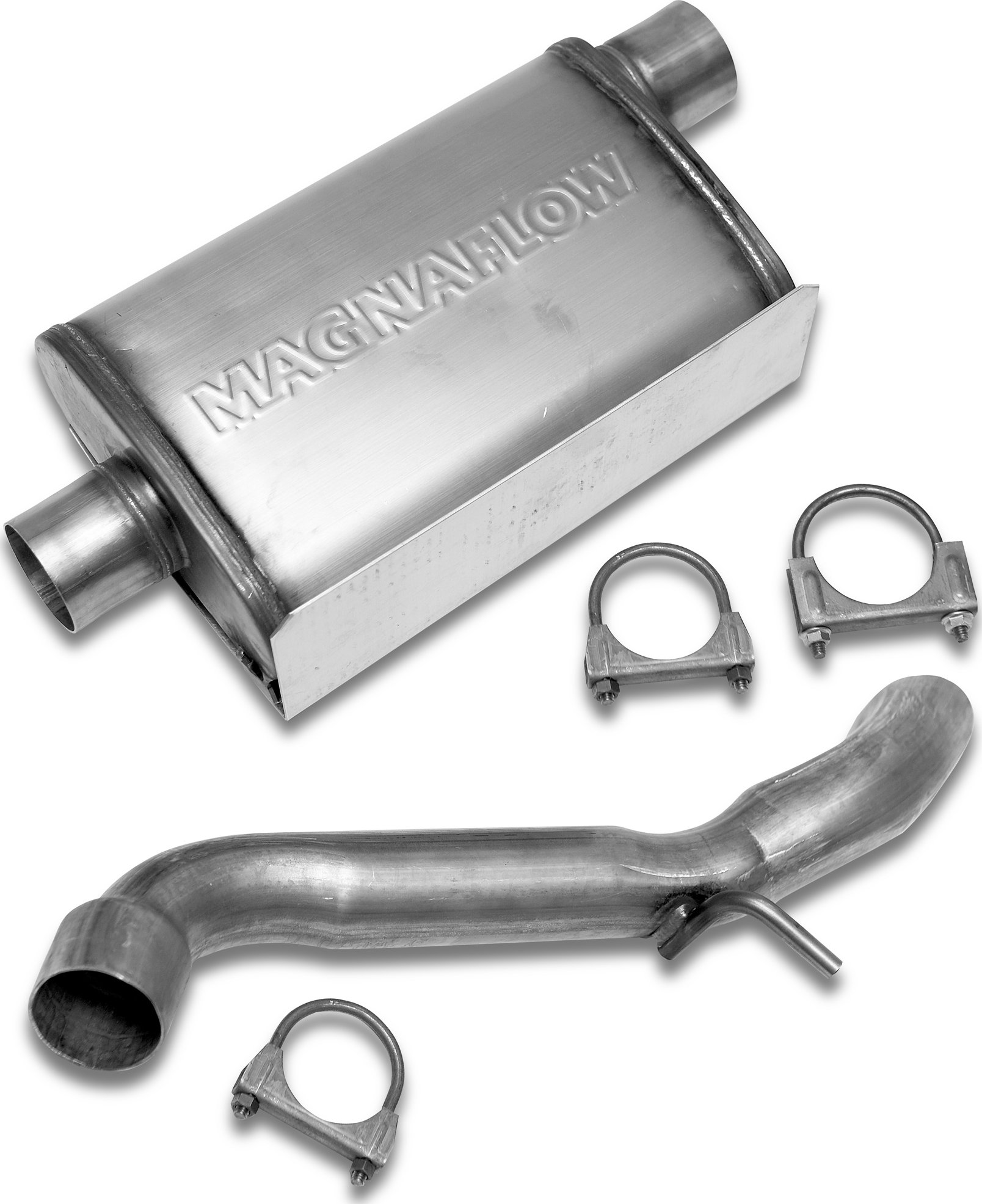 Warrior Products High Clearance Exhaust Kit for 07-13 Jeep Wrangler JK