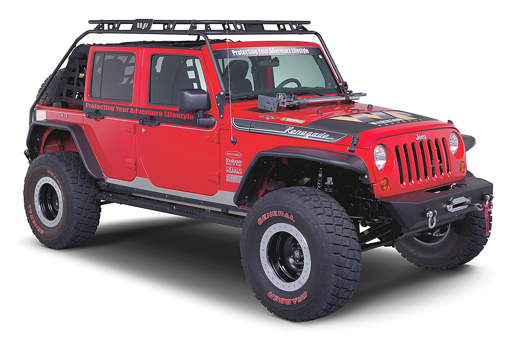 Warrior Products Tube Flare Kit for 07-18 Jeep Wrangler Unlimited JK 4 Door