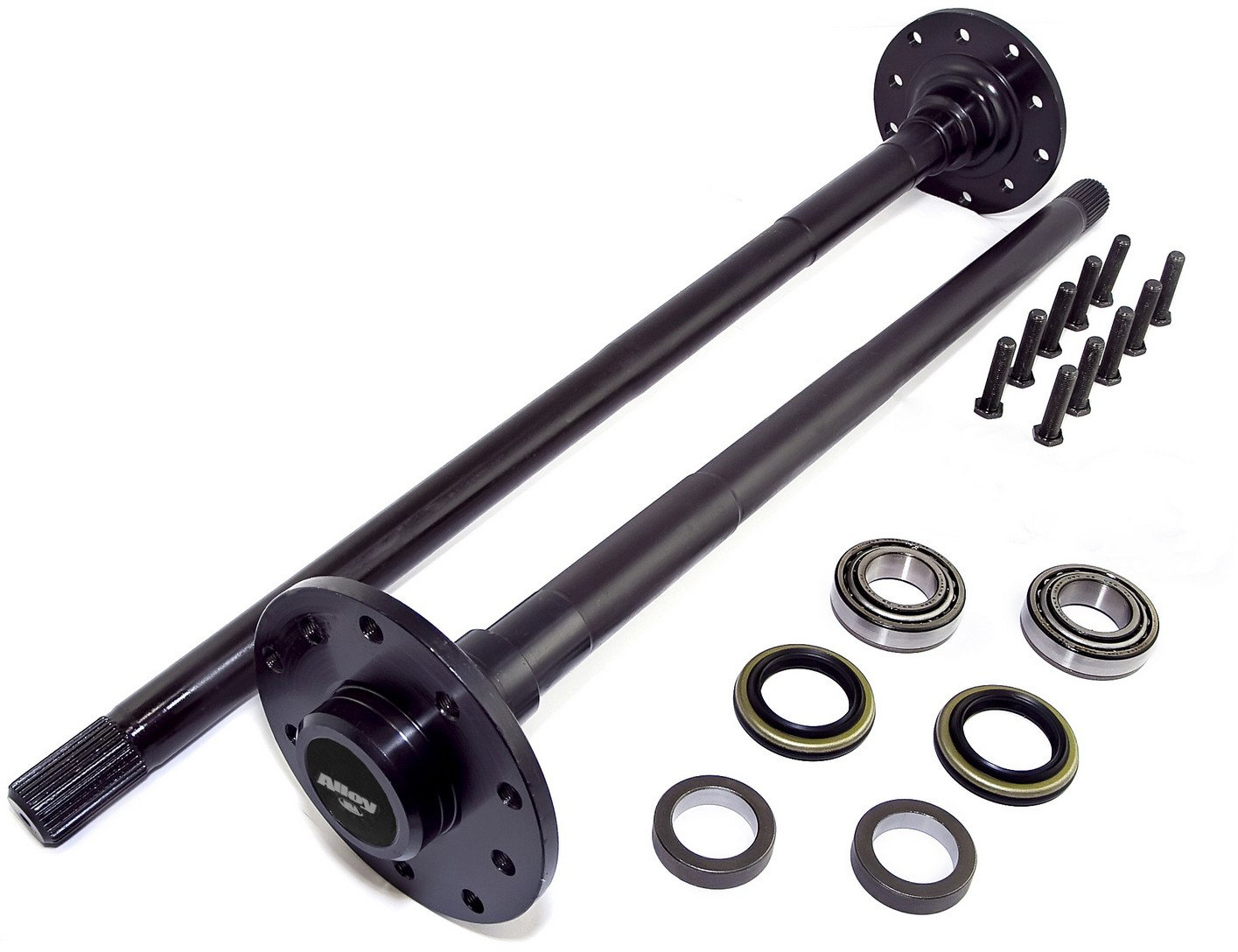 Alloy USA 12235 30 Spline Chromoly Rear Axle Kit in 5x4.5" Bolt Patterns for 97-06 Jeep Wrangler TJ with Dana 44 Axle