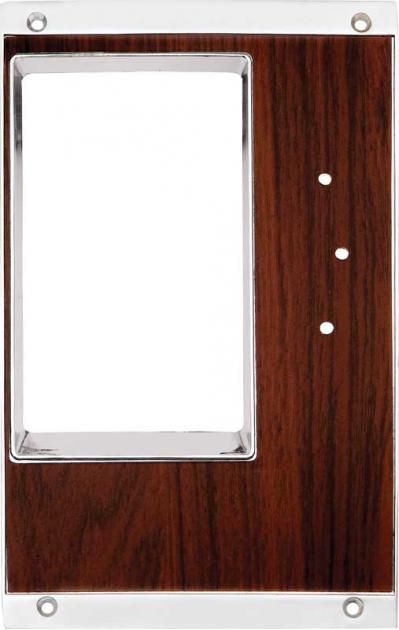 1969 Camaro, Console Shift Plate, Cherrywood, with Manual Trans