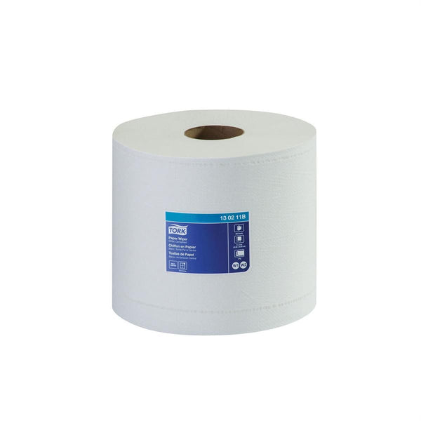 Tork Paper Wiper Centerfeed White W1/W2, Multipurpose, 2 x 800 Sheets
