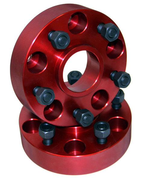 Alloy USA 11310 1.25" Wheel Adapter Kit for Jeeps Changing bolt pattern from 5x4.5" to 5x5.5"