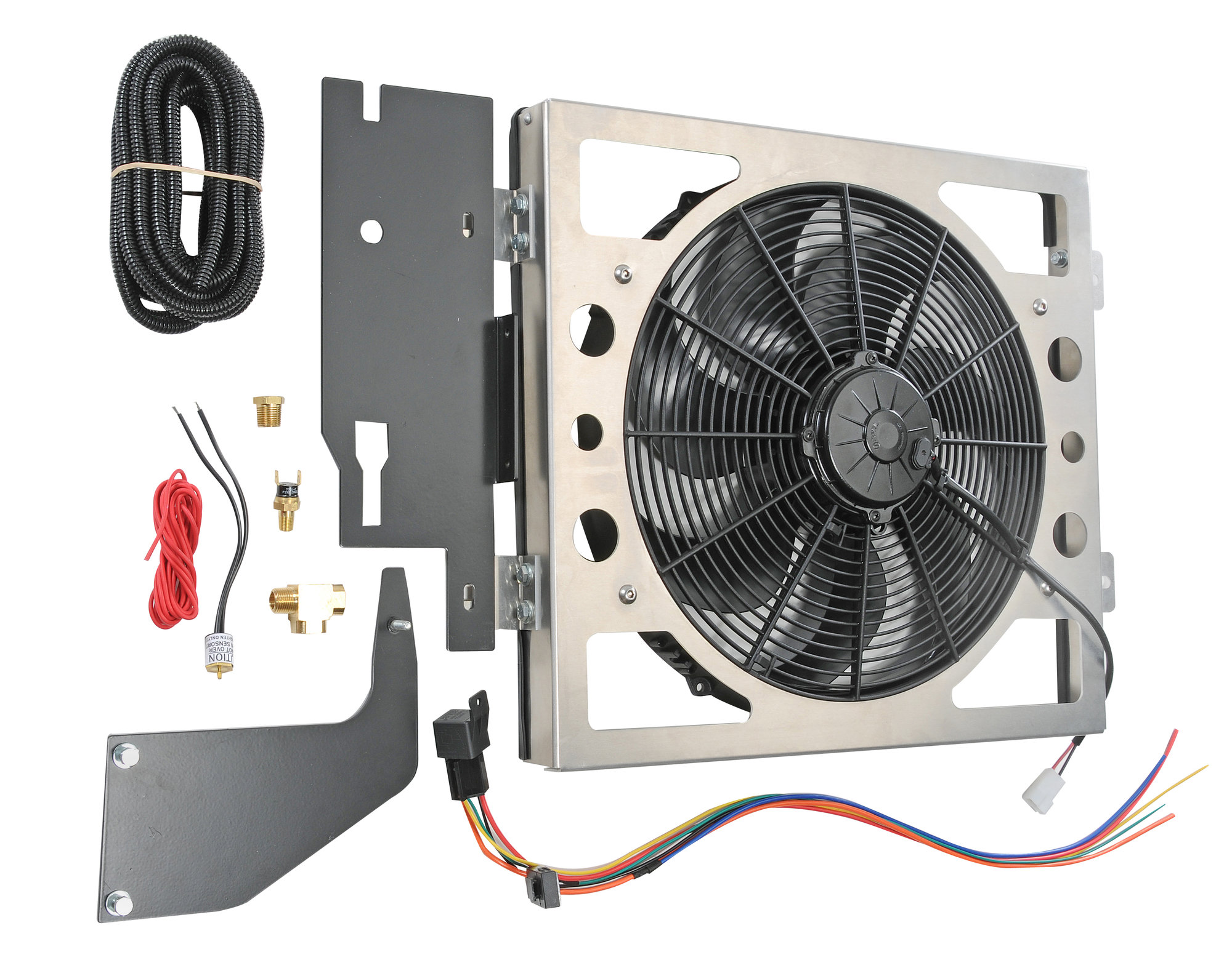Derale Performance 20162Q Waterproof Electric Cooling Fan for 87-06 Jeep Wrangler YJ, TJ & TJ Unlimited