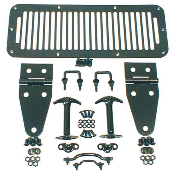 Smittybilt SB7699 Hood Kit in Black for 78-95 Jeep CJ & Wrangler