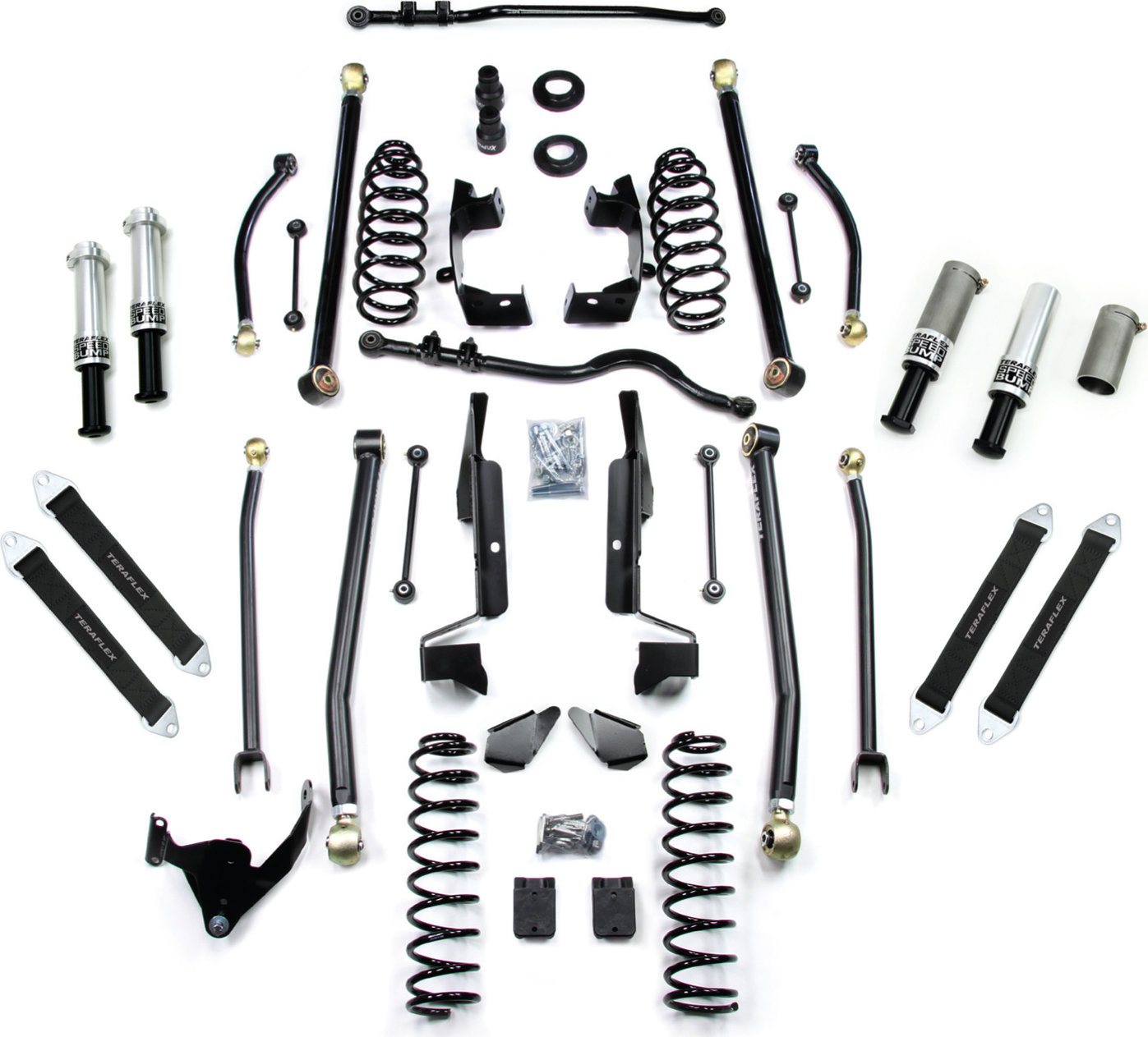Teraflex 3" LCG PreRunner Long Arm Suspension System without Shocks for 07-18 Jeep Wrangler JK