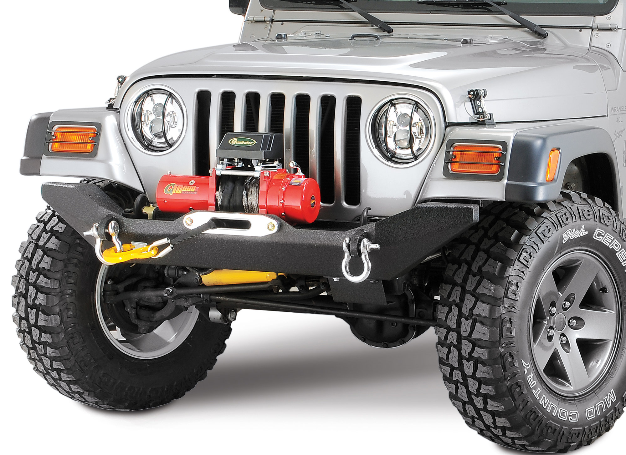 Body Armor TJ-19531 4X4 Front Formed Winch Bumper for 87-06 Jeep Wrangler YJ, TJ & Unlimited