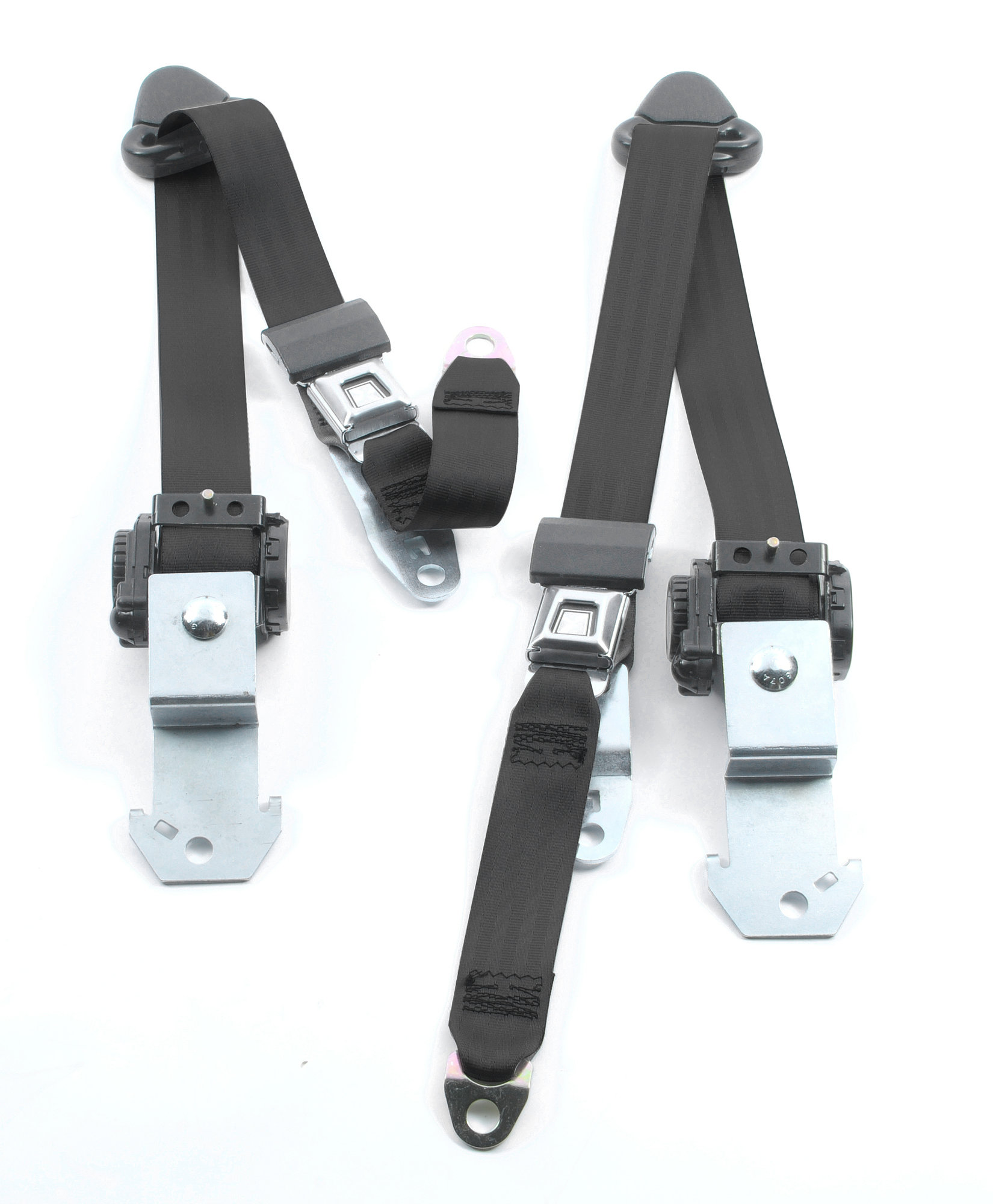 Seatbelt Solutions Front Push Button 3 Point Retractable Belts for 84-96 Jeep Cherokee XJ 4 Door