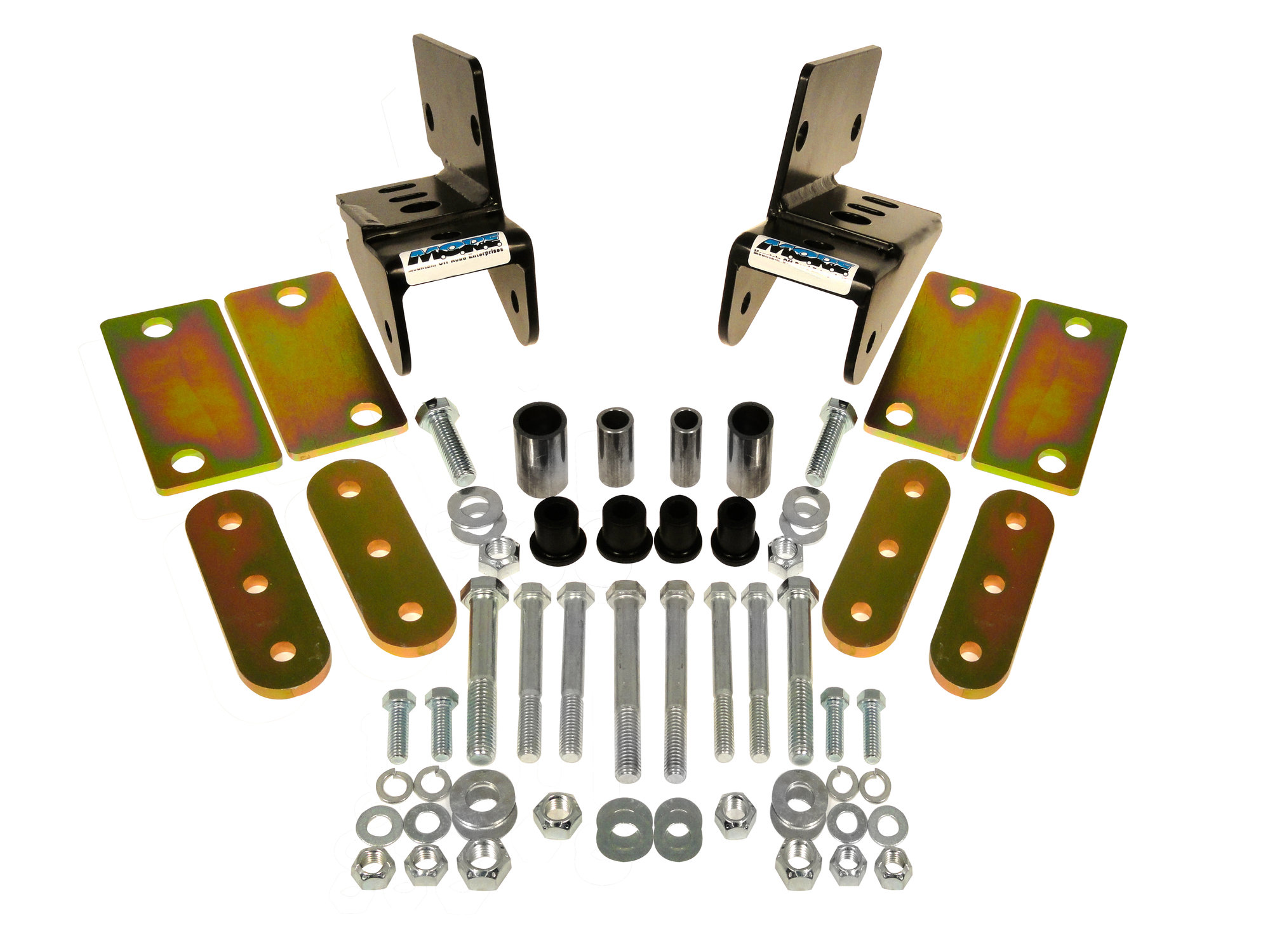 Mountain Off-Road Stubby Shackle Reversal Kit with Weld In Shackle Mount for 76-86 Jeep CJ-5, CJ-7 & CJ-8 Scrambler