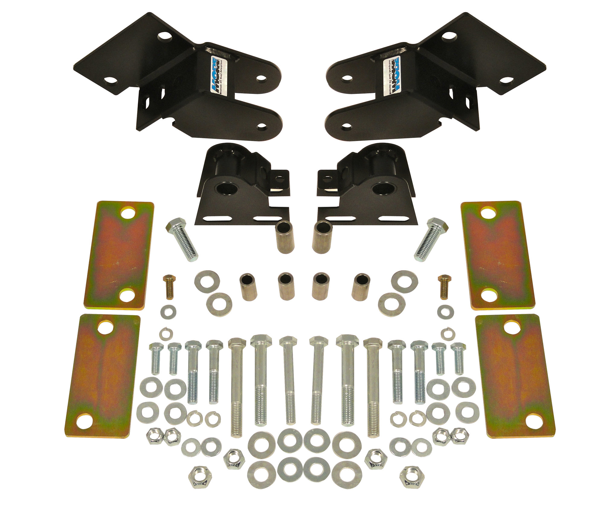 Mountain Off-Road Standard Shackle Reversal Kit with Bolt On Mounts for 76-86 Jeep CJ-5, CJ-7 & CJ-8 Scrambler