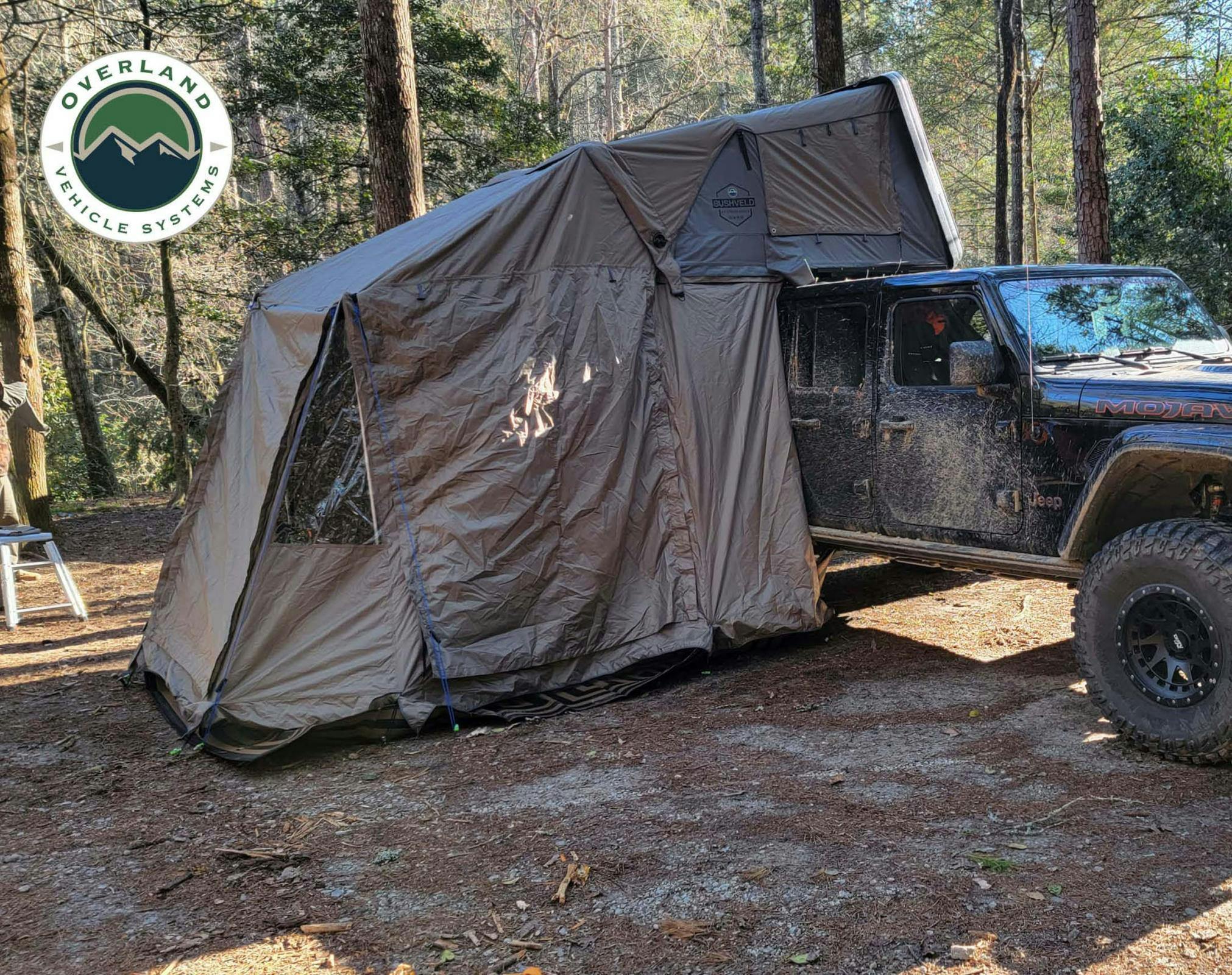 Overland Vehicle Systems 18189902 Bushveld Annex for 2 Person Roof Top Tent