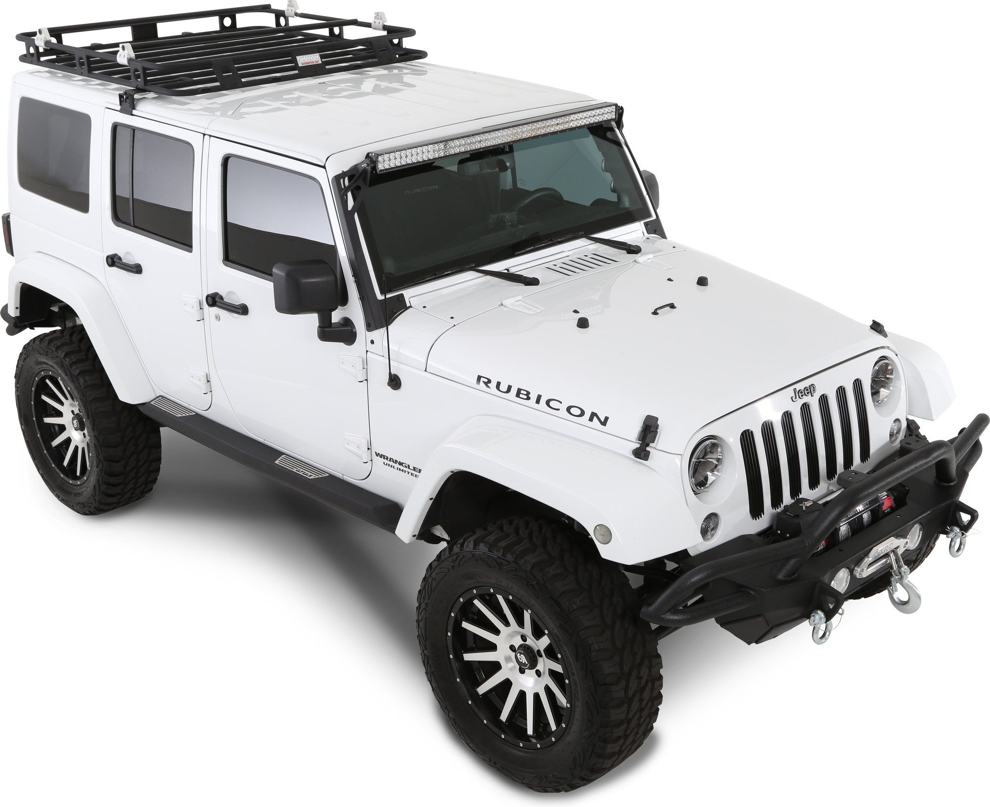 Smittybilt SB45454 Defender Roof Rack for 07-18 Jeep Wrangler Unlimited JK 4 Door