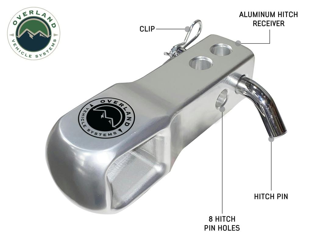 Overland Vehicle Systems 19109902 Aluminum Receiver Mount for Soft Shackle
