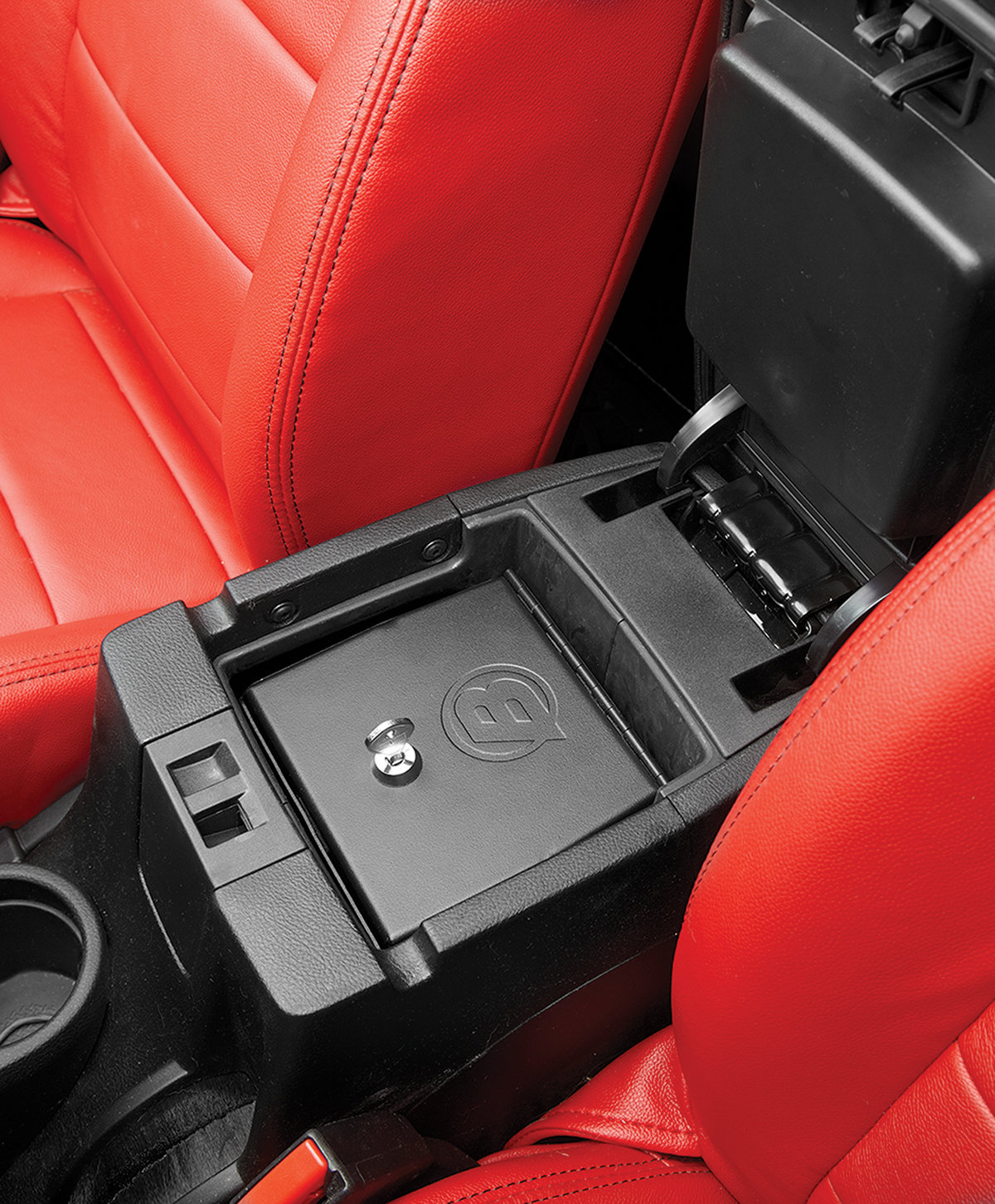 Bestop 4264301 Interior Console Lock Box for 11-18 Jeep Wrangler JK