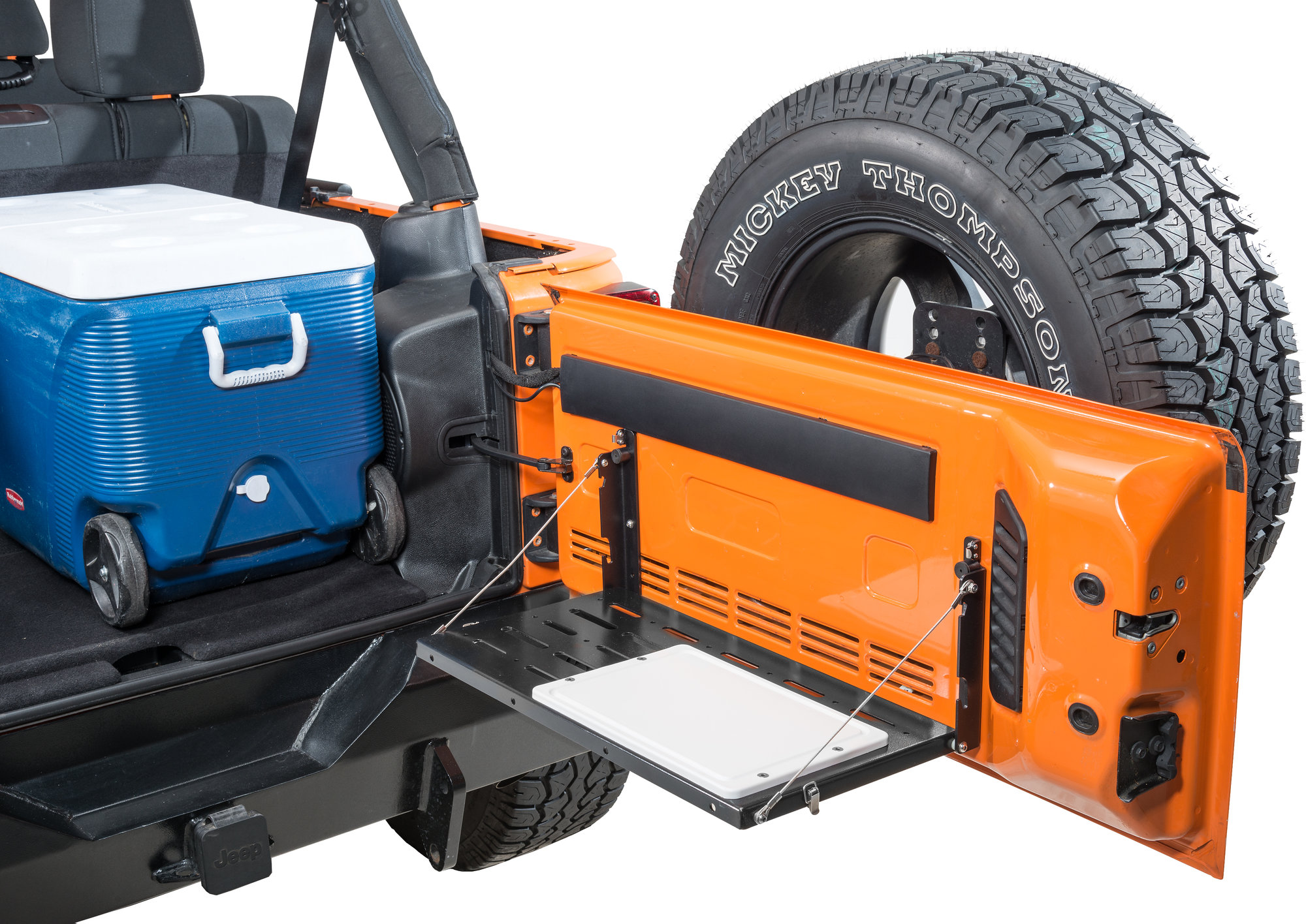 Teraflex 4804180 MP Tailgate Table with Cutting Board for 07-18 Jeep Wrangler JK