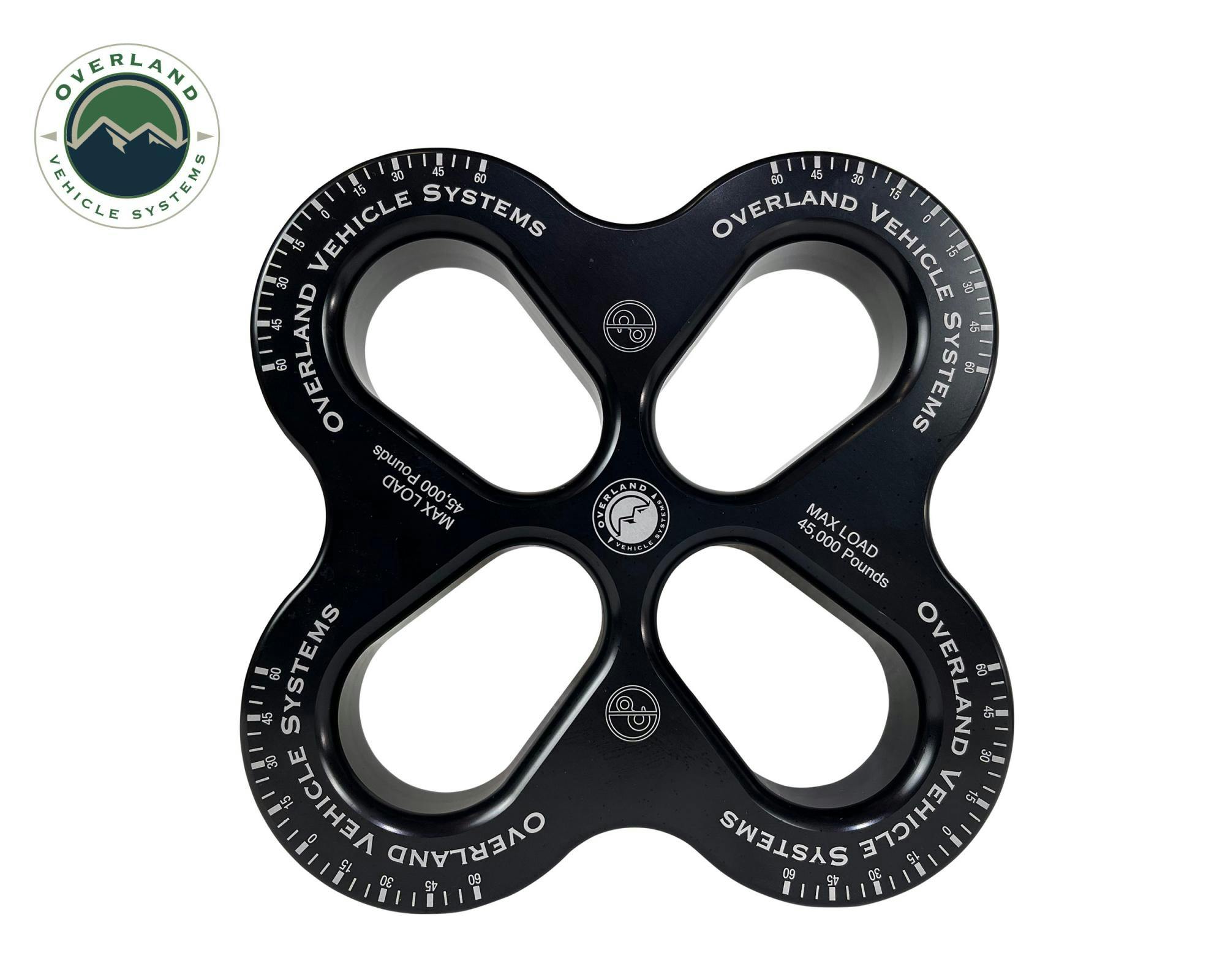 Overland Vehicle Systems 19250005 R.D.L. 8 Recovery Distribution Link 45,000 lb.Black