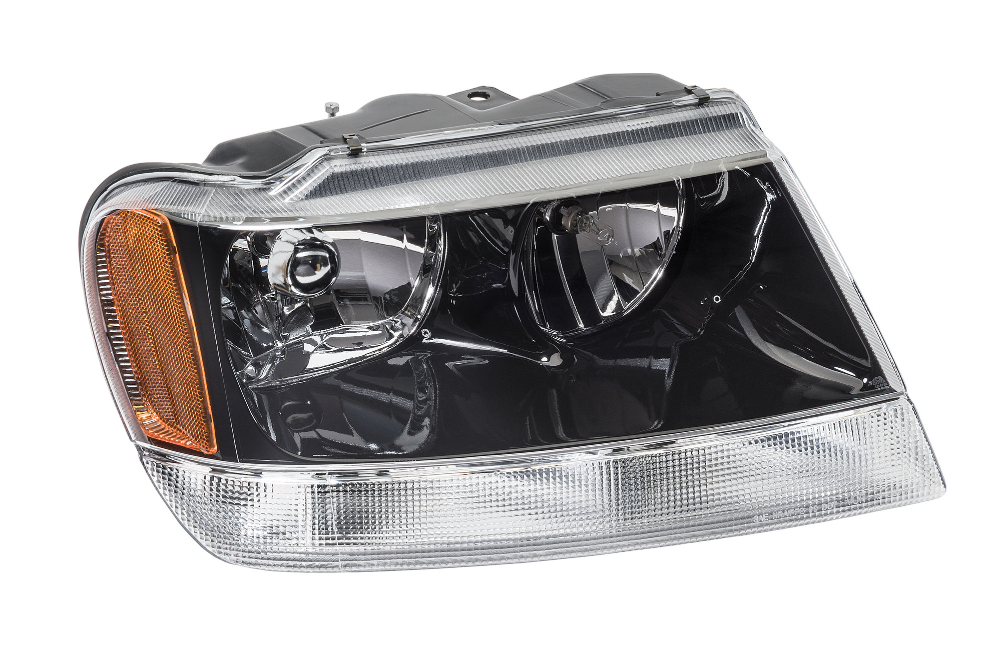 Quadratec Head Lamp Housing for 02-04 Jeep Grand Cherokee WJ Laredo/Sport Models