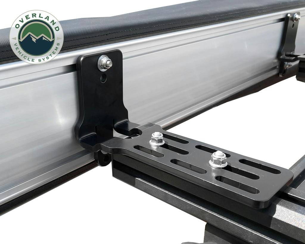 Overland Vehicle Systems 19529907 Nomadic Awning 270 Dark Gray Cover, Black Transit Cover Passenger Side & Bracket