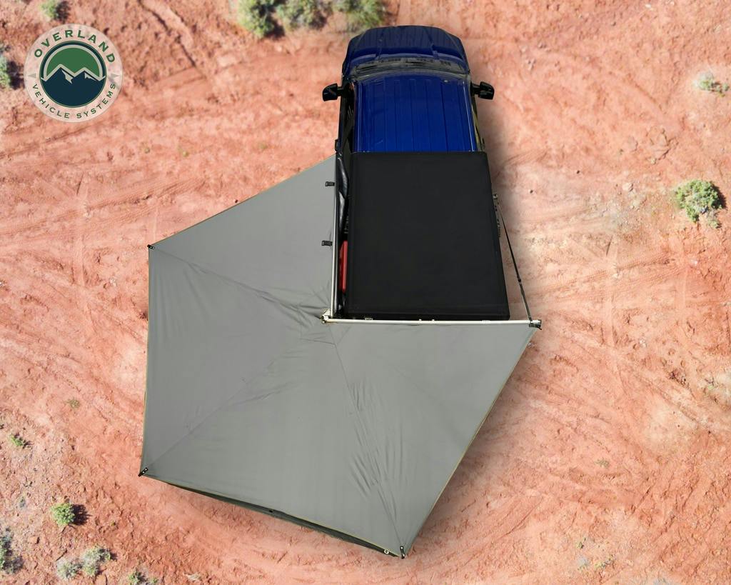 Overland Vehicle Systems 19559907 Nomadic 270 LT Driver Side Awning With Bracket Kit