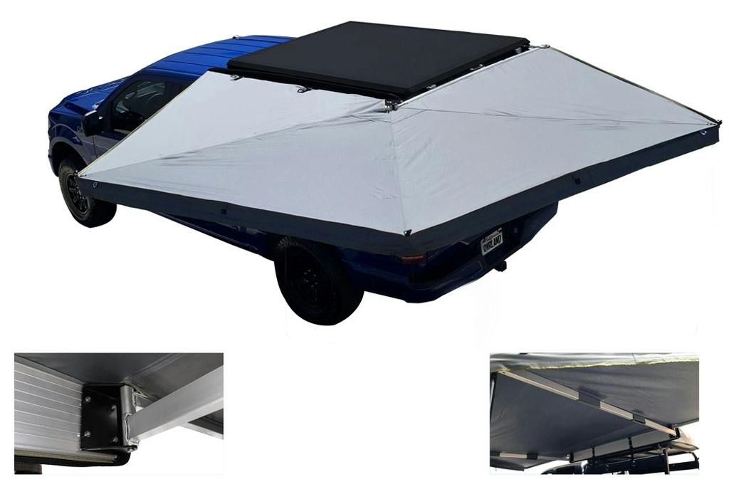 Overland Vehicle Systems 19579907 Nomadic LT 270 Awning & Wall 1, 2, &Mounting Brackets - Driverside