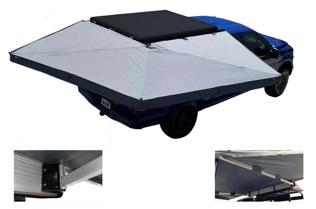 Overland Vehicle Systems 19589907 Nomadic LT 270 Awning & Wall 1, 2, & Mounting Brackets - Passenger Side