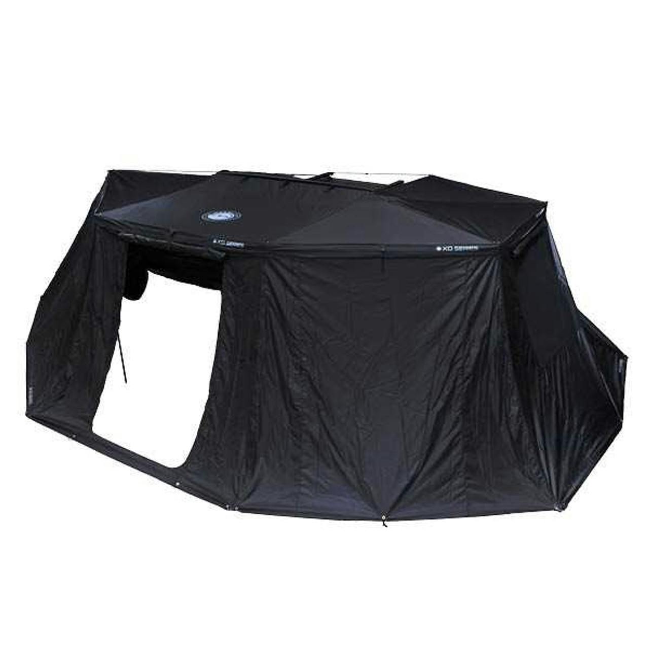 Overland Vehicle Systems 19690006 XD Nomadic 270 - Awning Wall 2 W/Black Out, Passenger Side, Black Body