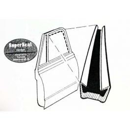 Counterpart Automotive Upper Door Glass Run Channel 1964-66 Chev/GMC Truck
