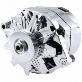 100 amp GM 1/3 wire Chrome Alternator