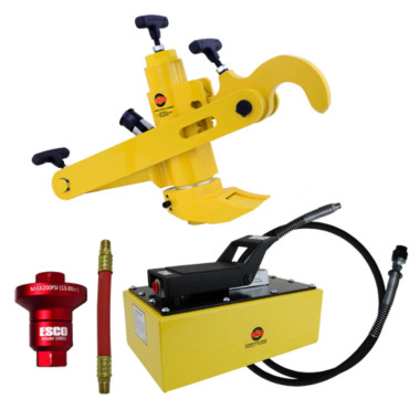Esco 10220 Bead Breaker Kit, Euro (Contains 10107, 10592, 10604 Hose And 10601K Reducer Kit)