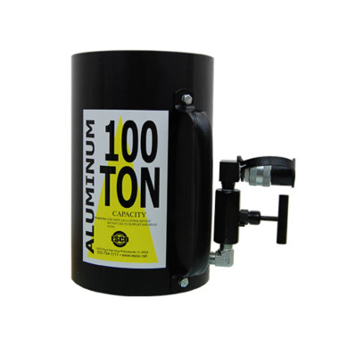 Esco 10300 Jack, 100 Ton Lightweight Aluminum With Shut Off Valve