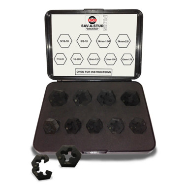 Esco 30120 Rethread Kit, Save-A-Stud Plus (9 Piece Set)
