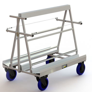 AME 15346 Floor Protection Mat Trolley, Stainless Steel
