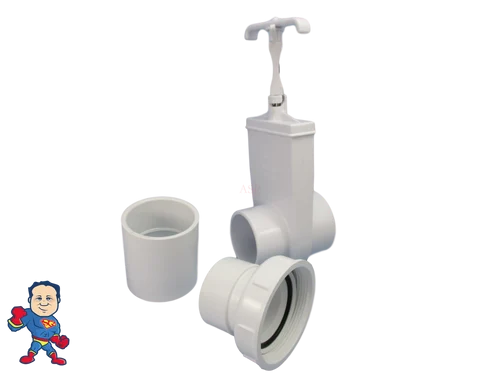 2″ Slice Gate Valve Kit for Jacuzzi J Pump Union with Coupler and O-Ring