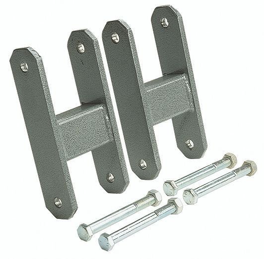 Warrior Products 0" Lift Front Leaf Spring Shackle Kit in for 76-86 Jeep CJ5 & CJ7
